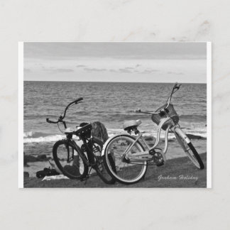 Cartão Postal Bicicletas junto ao Mar