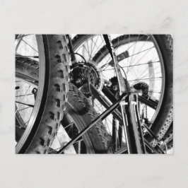 Cartão Postal Bicicletas Pneus de bicicleta Artes Artes Modernas