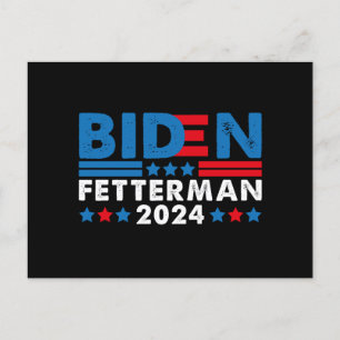 Cartão Postal Biden Fetterman 2024