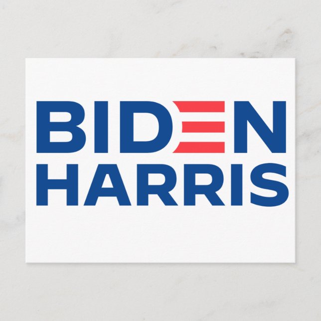 Cartão Postal Biden Harris 2020 Presidente (Frente)