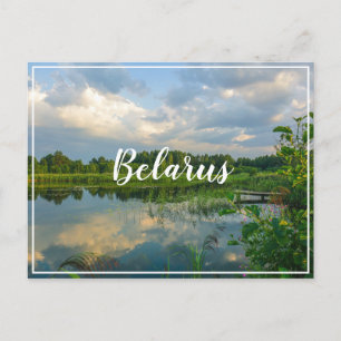 Cartão Postal Bielorrússia Б е л а р у ь с Cenário Natural