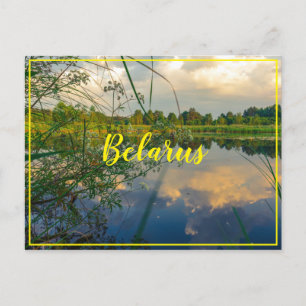 Cartão Postal Bielorrússia Б е л а р у ь с Cenário Natural