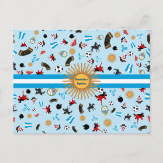 Cartão Postal Bienvenido, produtos famosos da Argentina