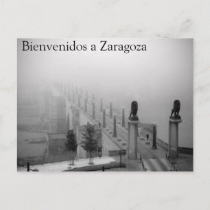 Cartão Postal Bienvenidos a Saragoça