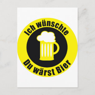 Cartão Postal Bier