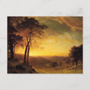 Cartão Postal Bierstadt - Vale do Rio Sacramento