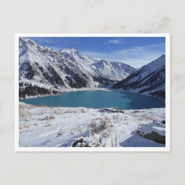 Cartão postal Big Almaty Lake (Frente)