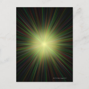 Cartão Postal Big Bang, trabalho de arte conceitual do computado