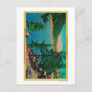 Cartão Postal Big Bear Lake View on Rim o' World Drive