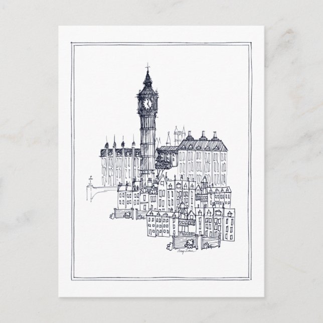 Cartão Postal Big Ben (Frente)