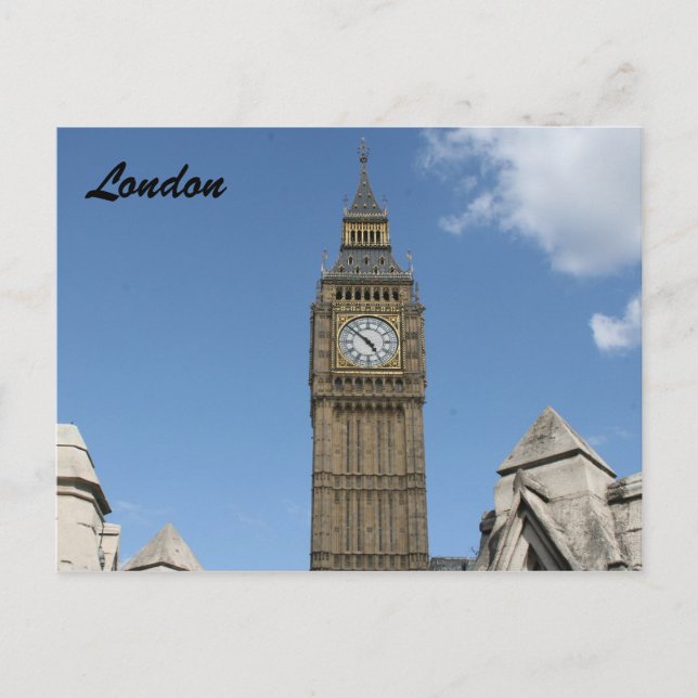 Cartão Postal big ben (Frente)