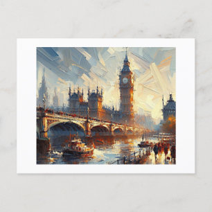Cartão Postal Big Ben, Bridge UK