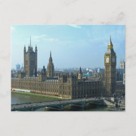 Cartão Postal Big Ben e Casas do Parlamento - Londres