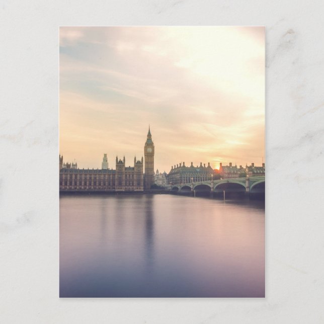 Cartão Postal Big Ben, Londres (Frente)