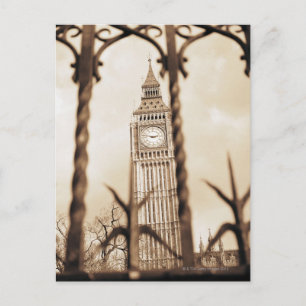 Cartão Postal Big Ben no Parlamento, Londres