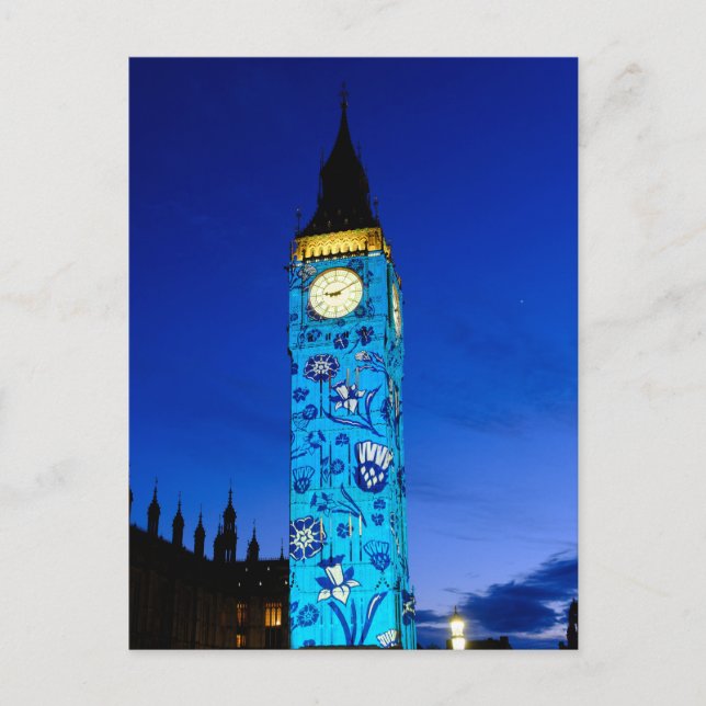 Cartão Postal "Big Ben" Westminster, London UK Postcard (Frente)