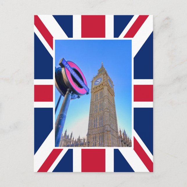 Cartão Postal "Big Ben" Westminster, London UK Postcard (Frente)