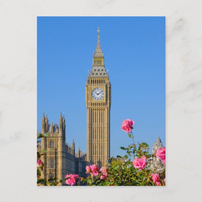 Cartão Postal "Big Ben" Westminster, London UK Postcard (Frente)