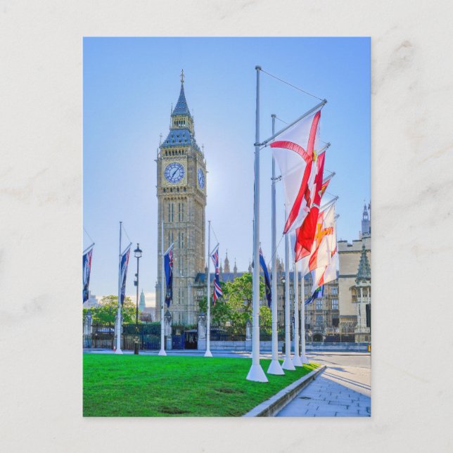 Cartão Postal "Big Ben" Westminster, London UK Postcard (Frente)