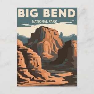 Cartão Postal Big Bend National Park Texas