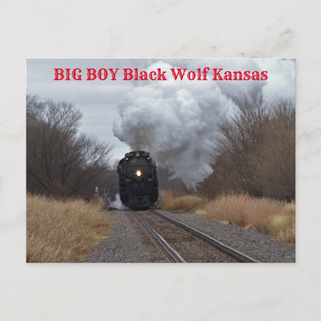 Cartão Postal Big Boy a Vaporar (Frente)