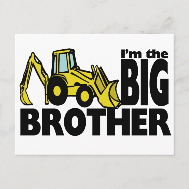 Cartão Postal Big Brother Backhoe (Frente)