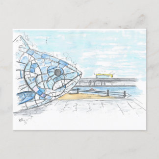 Cartão Postal Big Fish Belfast