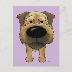 Cartão Postal Big Nose Border Terrier