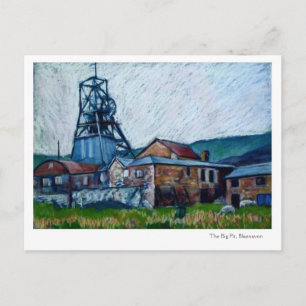 Cartão postal 'Big Pit, Blaenavon'