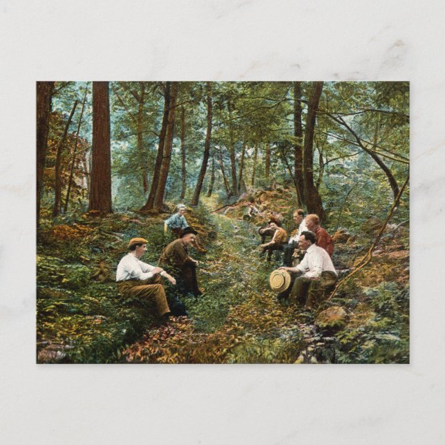 Cartão postal Big Savage Mountain Vintage (Frente)