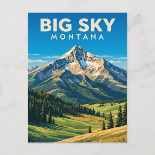 Cartão Postal Big Sky Montana