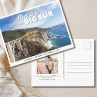 Big Sur Wedding Bixby Salve o Cartão-Postal