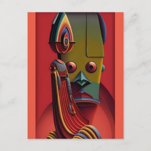 Cartão Postal Big Tin Tan Tong II Ken Gage Art