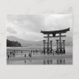 Cartão Postal Big Torii no Shrine de Itsukushima