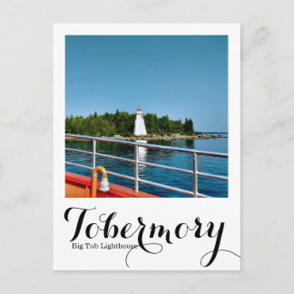 Cartão Postal Big Tub Lighthouy Tobermory Ontario Canadá