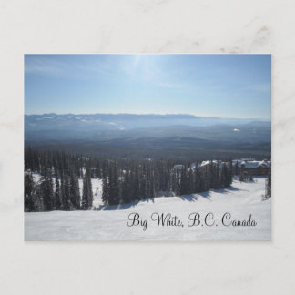 Cartão Postal Big White, BC Canadá