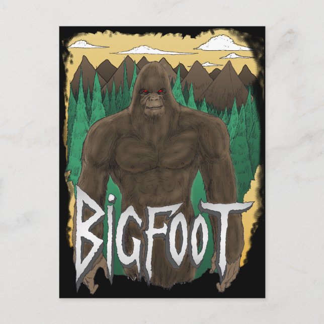 Cartão Postal Bigfoot (Frente)