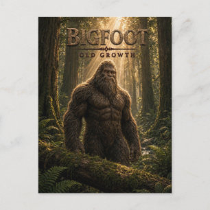 Cartão Postal Bigfoot Old Growth Dark Cinema