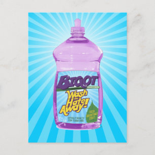 Cartão Postal BIGOT Lave o Ódio! [cartão postal]