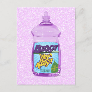 Cartão Postal BIGOT Lave o Ódio! [cartão postal]