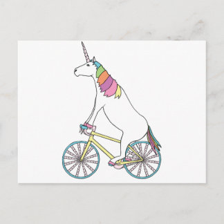 Cartão Postal Bike Anel da Unicórn W/ Unicorn Horn Rodas Nocadas