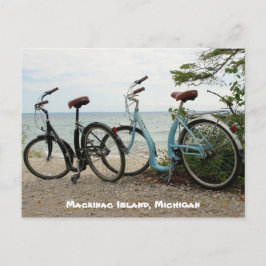 Cartão Postal Bike the Island - Mackinac Island, Michigan