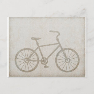 Cartão Postal Bike Vintage Esporte Paz Destino