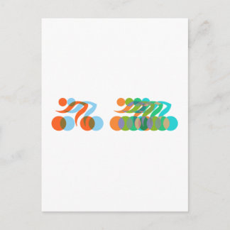 Cartão Postal Biker anormal