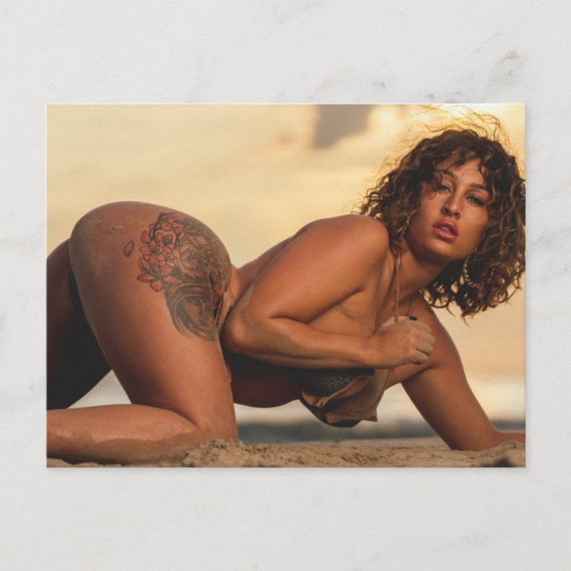 Cartão postal Bikini Beach Stunning Photoics (Frente)