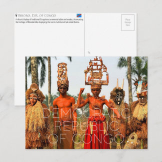 Cartão Postal Bikoro, República Democrática do Congo Viagem