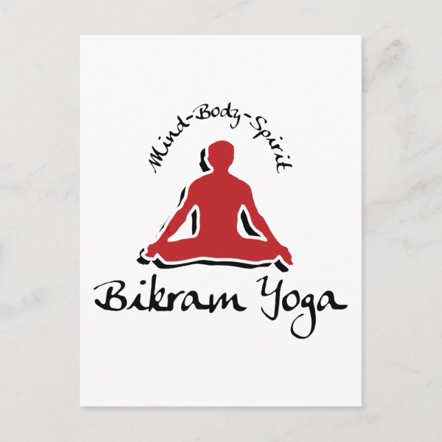 Cartão Postal Bikram Yoga Gift (Frente)