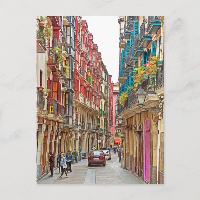 Cartão Postal Bilbau. Nº 19 (Frente)