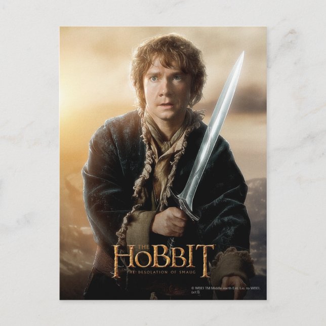 Cartão Postal BILBO BAGGINS™ Caracter Poster 2 (Frente)
