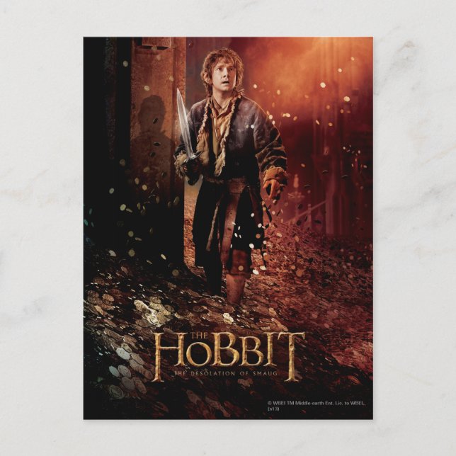 Cartão Postal BILBO BAGGINS™ Caracter Poster 3 (Frente)